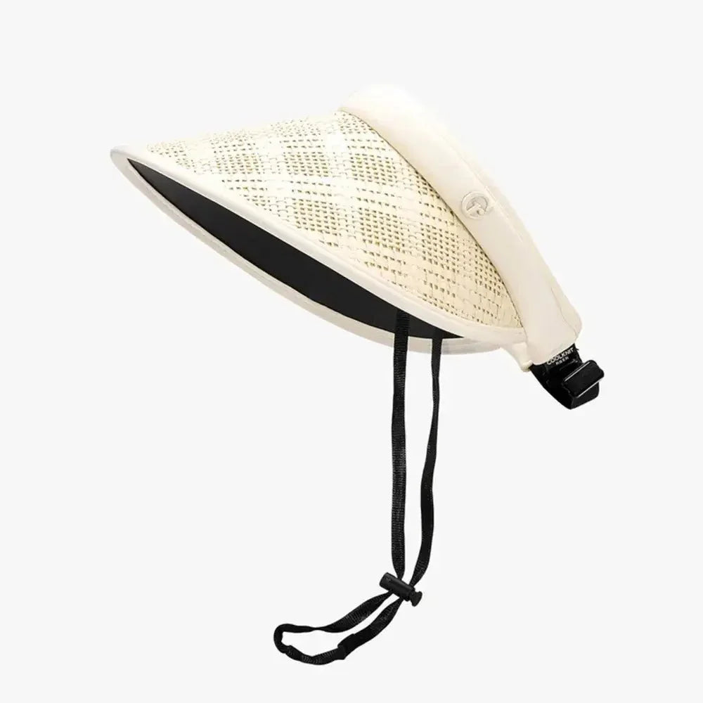Solid Adjustable Weave Visor - Update AvenueTrendsi100500014731759100500014731759Solid Adjustable Weave VisorIvory