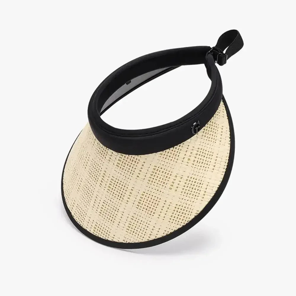 Solid Adjustable Weave Visor - Update AvenueTrendsi100500014734072100500014734072Solid Adjustable Weave VisorCream