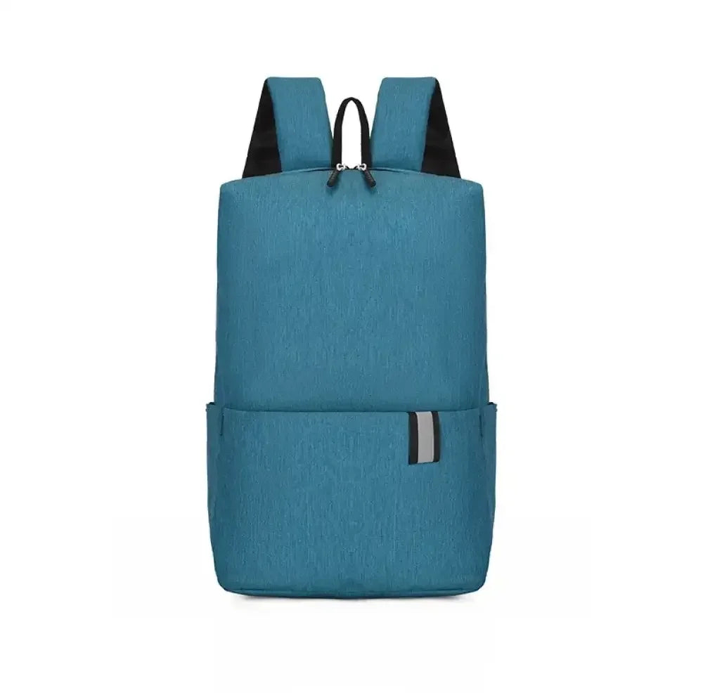 Solid Color Nylon Backpack Bag
