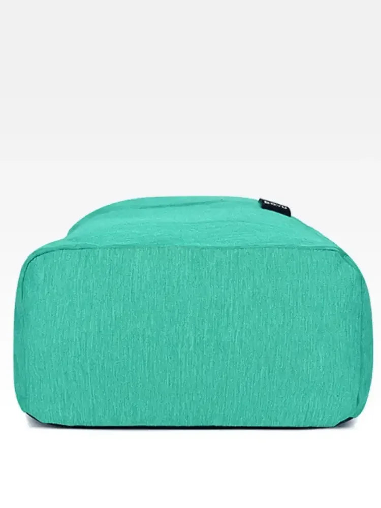 Solid Color Nylon Backpack Bag