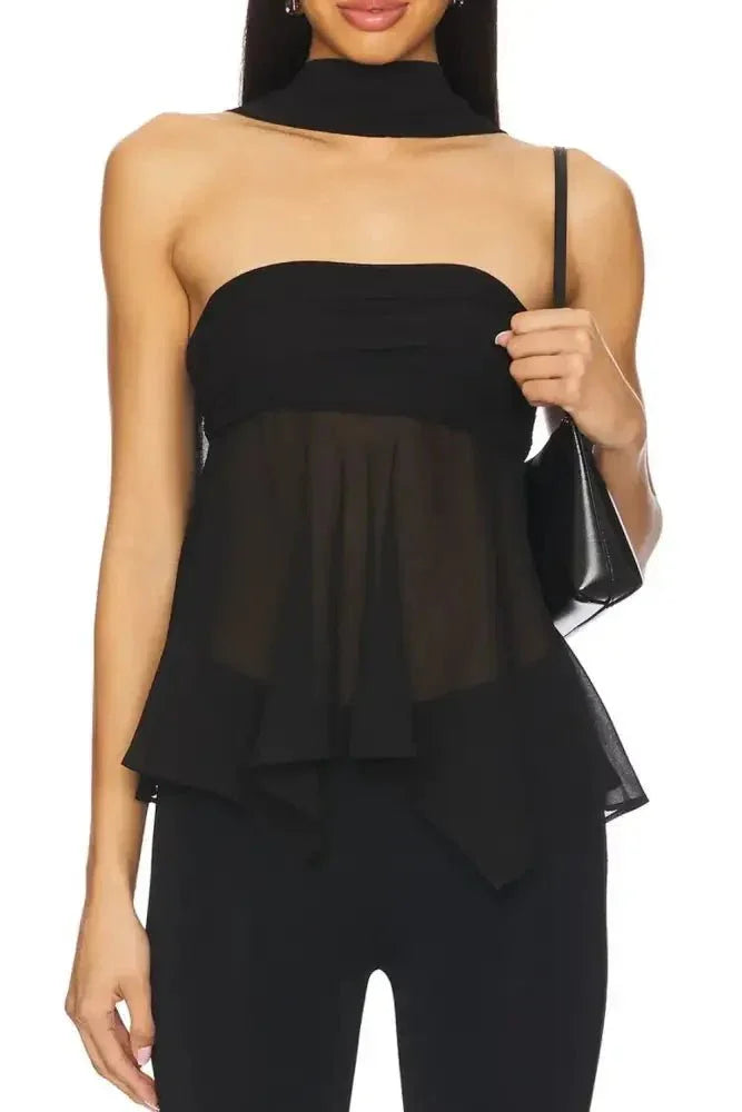 Solid Color Tube Top with Scarf - Update AvenueTanks & CamisTrendsi100100455101231100100455101231b1240feb - 7a41 - 4a37 - a3c1 - 047ece2783f4 - Max - OriginBlack