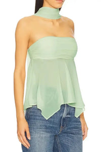 Solid Color Tube Top with Scarf - Update AvenueTanks & CamisTrendsi10010045510135210010045510135224d8bdb0 - d829 - 4c6c - a288 - fb73fd62585b - Max - OriginLight Green