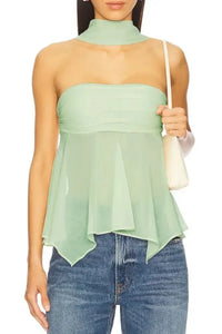Solid Color Tube Top with Scarf - Update AvenueTanks & CamisTrendsi100100455101352100100455101352d299b7d5 - 27cf - 4465 - a1bb - 39143c65381e - Max - OriginLight Green