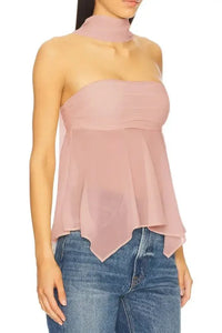 Solid Color Tube Top with Scarf - Update AvenueTanks & CamisTrendsi10010045510172910010045510172943adb1d6 - d148 - 4783 - b075 - a4c1e3b9e48d - Max - OriginBlush Pink