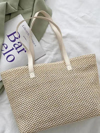 Solid Color Woven Tote Bag - Update AvenueFestival VibesTrendsi100700317261658100700317261658c7f49055 - 2d5b - 4ff8 - 85e0 - dc24f43ef945 - MaxBeige