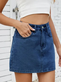 Solid Mini Denim Skirt - Update AvenueDenim Dresses & SkirtsTrendsi100100798246446100100798246446b0ec3ad0 - 5634 - 4f86 - 810d - 6e3913c01b17 - MaxMedium