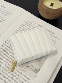 Solid PU Leather Mini Wallet