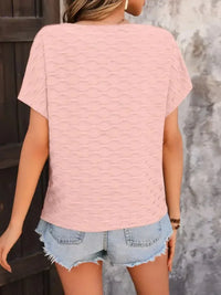 Solid Round Neck Short Sleeve T-Shirt - Update AvenueT-ShirtsTrendsi1001007154946151001007154946159c731ffe - a7f8 - 4210 - 88ab - 7205ee75f526 - Max - OriginBlush Pink