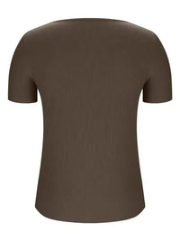 Solid V - Neck Short Sleeve T-Shirt - Update AvenueT-ShirtsTrendsi100100813671123100100813671123e3464bda - e071 - 4b05 - b3c6 - 40e1a0cc4f82 - Max - OriginCoffee Brown