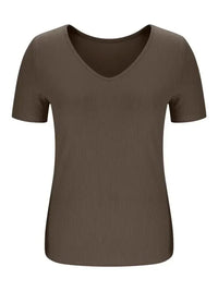 Solid V - Neck Short Sleeve T-Shirt - Update AvenueT-ShirtsTrendsi100100813671123100100813671123799d027d - bf40 - 4aea - 9c4f - 9d5fa0aac747 - Max - OriginCoffee Brown