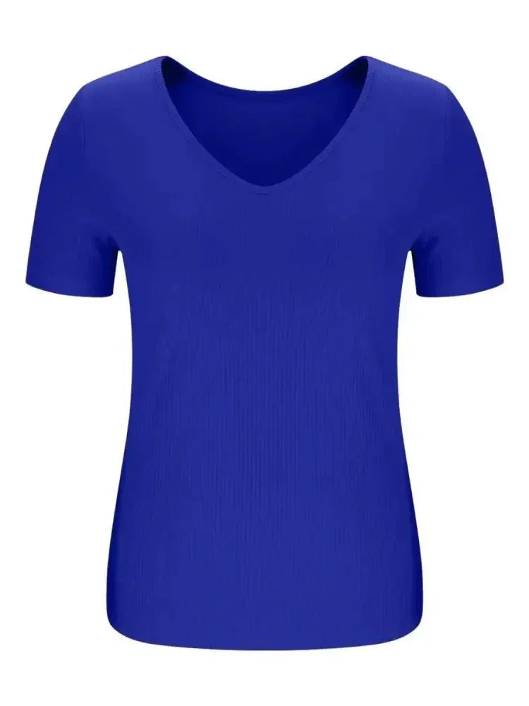 Solid V - Neck Short Sleeve T-Shirt - Update AvenueT-ShirtsTrendsi1001008136711571001008136711574e68cc51 - f5c7 - 4e0e - 9a20 - ff9bf406ee5e - Max - OriginBlue