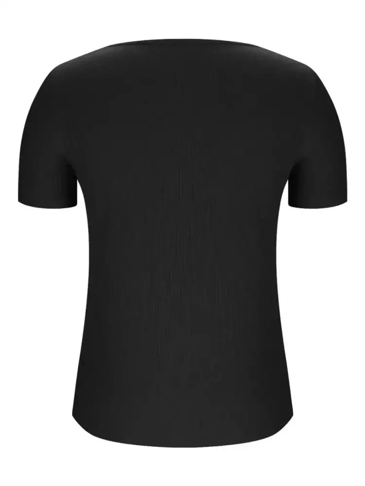 Solid V - Neck Short Sleeve T-Shirt - Update AvenueT-ShirtsTrendsi100100813676182100100813676182d9763166 - c51b - 4a69 - 8ecf - dde20f4abd92 - Max - OriginBlack