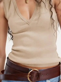 Solid V - Neck Tank - Update AvenueTanks & CamisTrendsi1001007356868481001007356868480412c36d - 80b2 - 4bb9 - af8f - 4d16d6d1d146 - Max - OriginTan