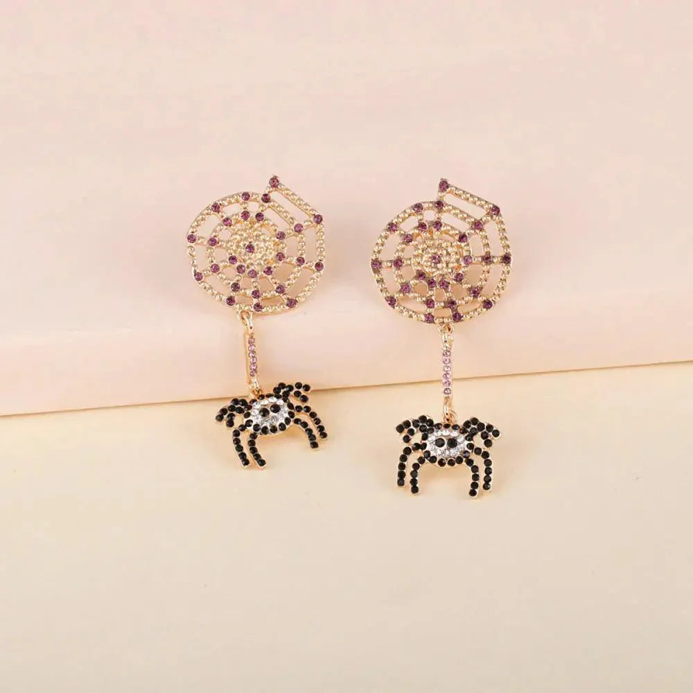 Spider Rhinestone Alloy Earrings - Update AvenueHalloweenTrendsi1013002455848071013002455848074aae6ae1916e411284113ccde1ff4e60 - MaxGold