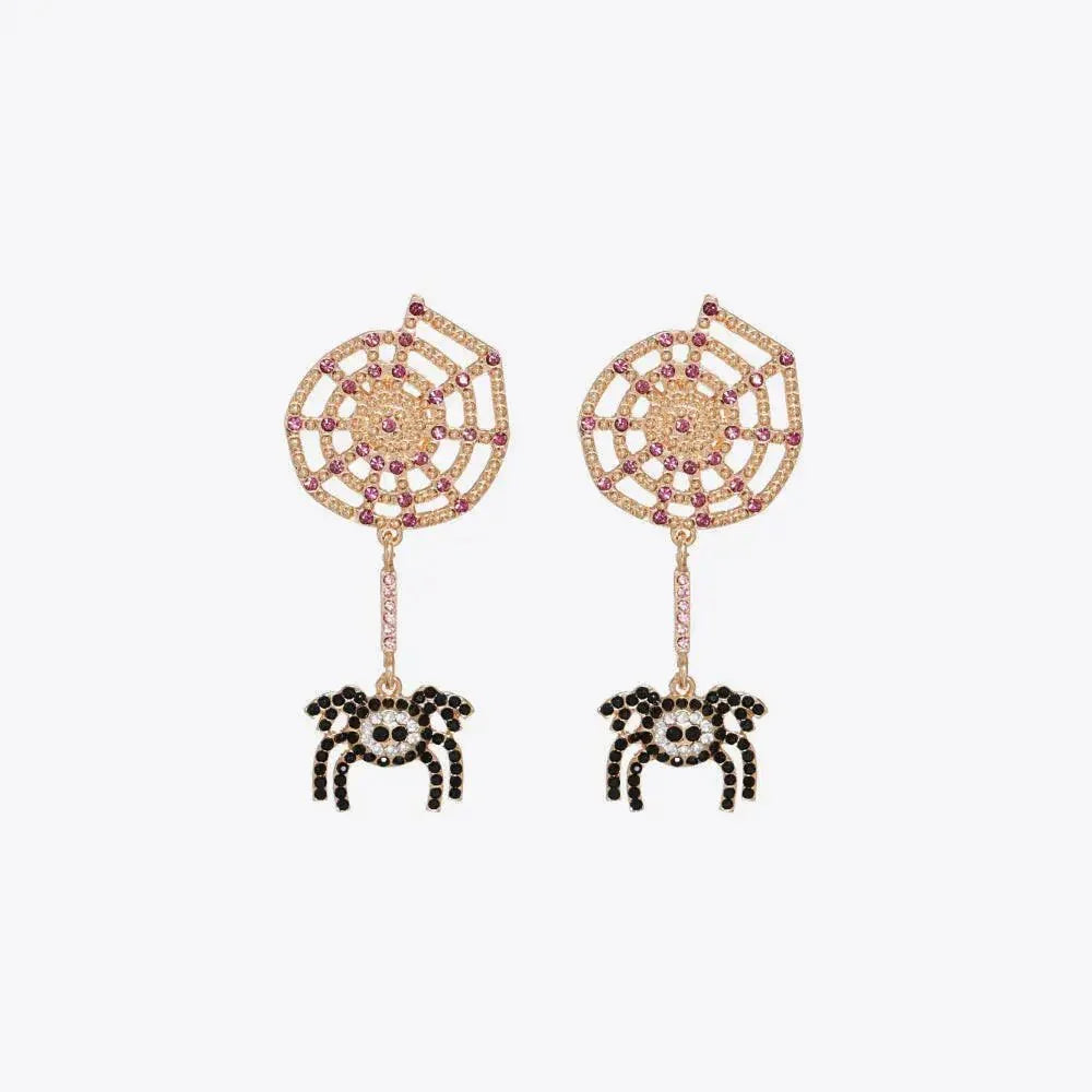 Spider Rhinestone Alloy Earrings - Update AvenueHalloweenTrendsi101300245584807101300245584807920c17f163274c85a6d190bb34e5b5fa - MaxGold