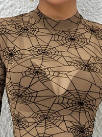 Spider Web Print Long Sleeve Blouse - Update AvenueHalloweenTrendsi100100458267628100100458267628fd5abf52 - de01 - 4626 - 9365 - 13fca32005a4 - Max - OriginKhaki
