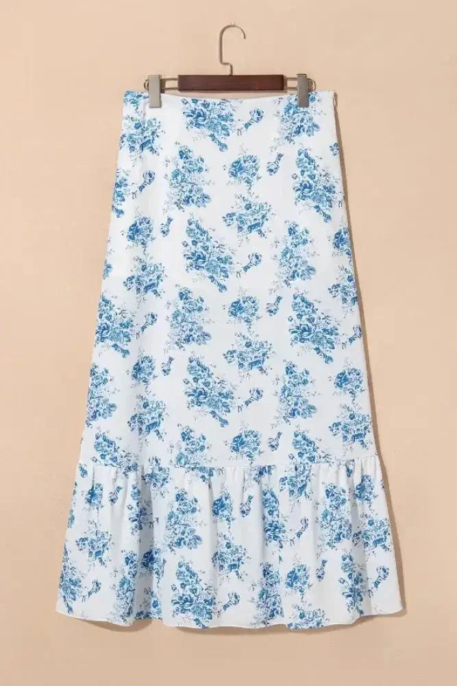 Split Asymmetrical Ruffled Printed Skirt - Update AvenueFestival VibesTrendsi10010083606176110010083606176198ce7586 - 0dbd - 4cef - 98d5 - e243fea3a418 - MaxLight Blue