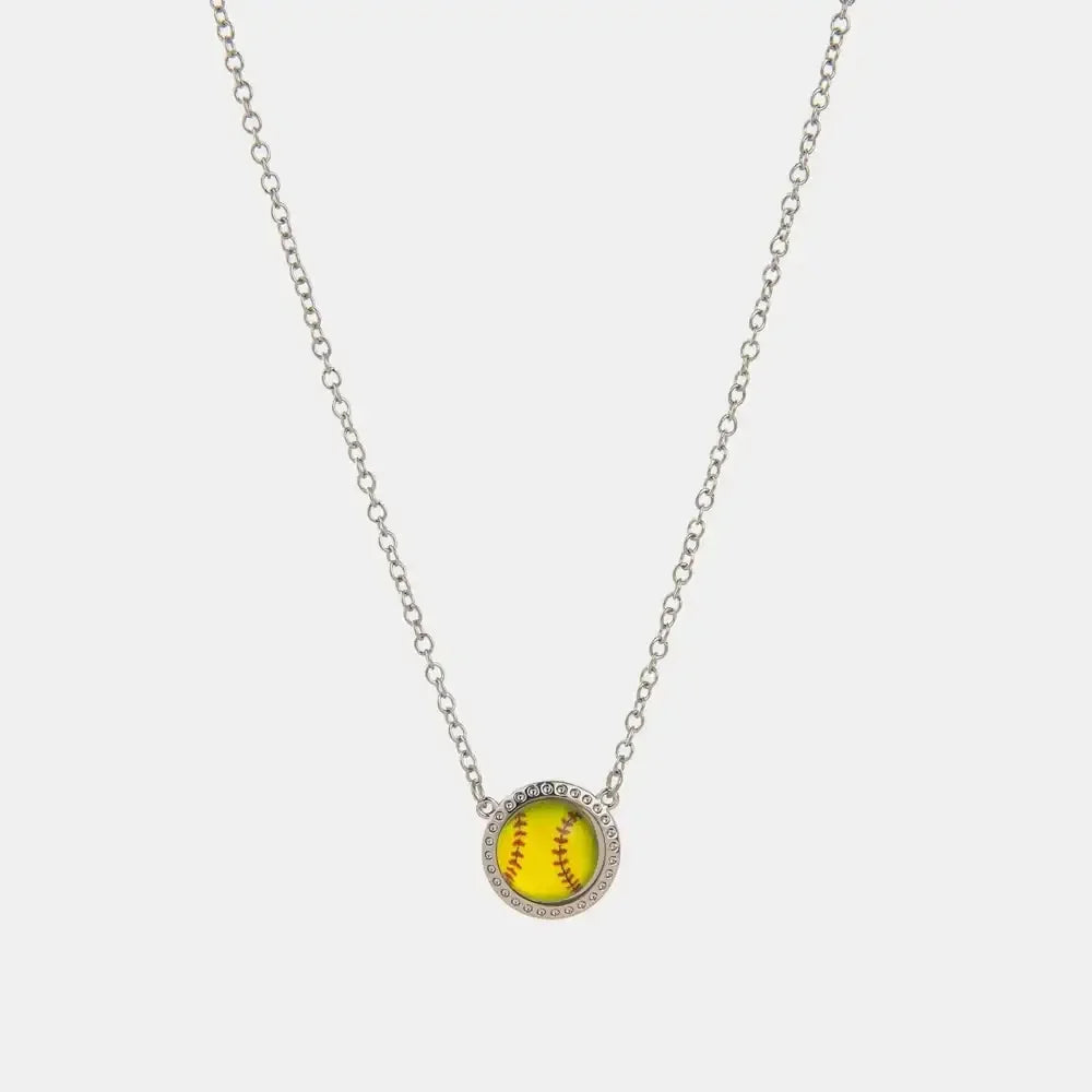 Sporty Element Resin Necklace