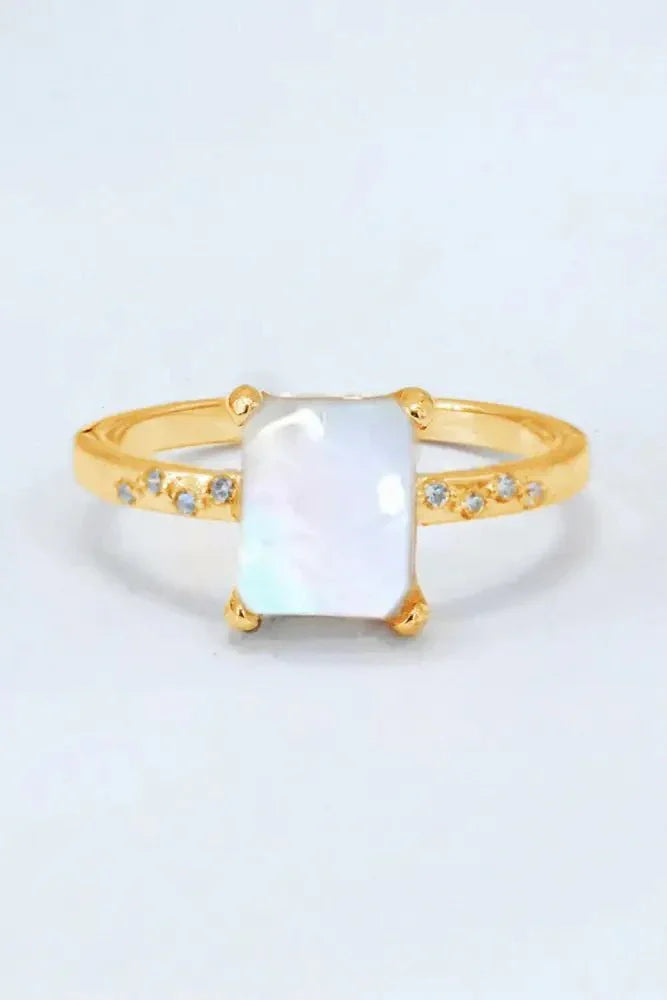 Square Moonstone Ring - Update AvenueRingTrendsi101300425978509101300425978509Square Moonstone RingGold