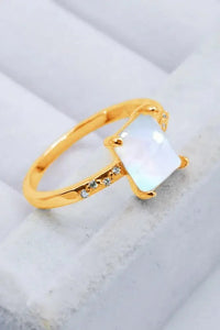 Square Moonstone Ring - Update AvenueRingTrendsi101300425978509101300425978509Square Moonstone RingGold