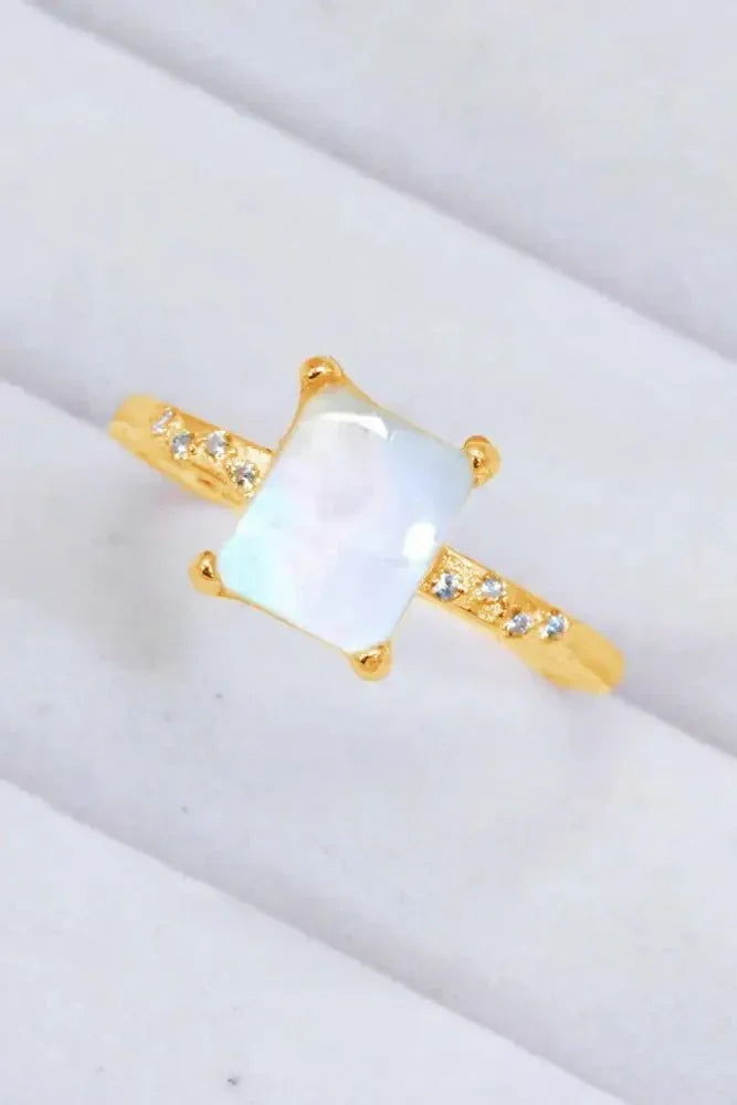 Square Moonstone Ring - Update AvenueRingTrendsi101300425978509101300425978509Square Moonstone RingGold