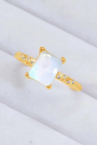 Square Moonstone Ring - Update AvenueRingTrendsi101300425978509101300425978509Square Moonstone RingGold