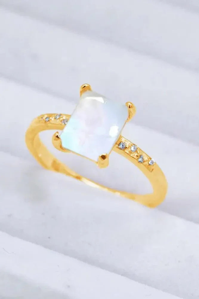 Square Moonstone Ring - Update AvenueRingTrendsi101300425978509101300425978509Square Moonstone RingGold