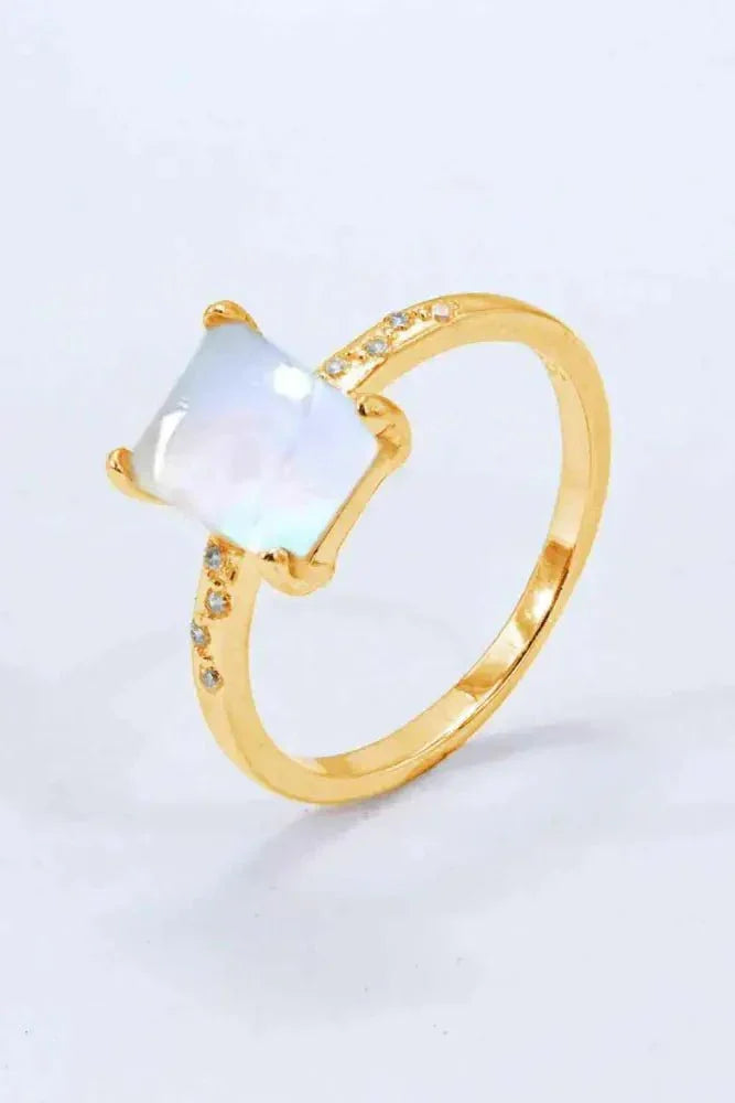 Square Moonstone Ring - Update AvenueRingTrendsi101300425978509101300425978509Square Moonstone RingGold