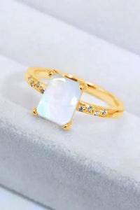 Square Moonstone Ring - Update AvenueRingTrendsi101300425978509101300425978509Square Moonstone RingGold