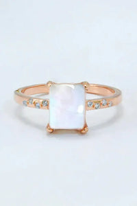 Square Moonstone Ring - Update AvenueRingTrendsi101300425978938101300425978938Square Moonstone RingRose Gold