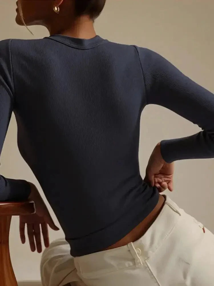 Square Neck Long Sleeve T-Shirt - Update AvenueT-ShirtsTrendsi1001004500092561001004500092560275d77f08374c0590f6cb26f64b37c8 - Max - OriginDark Gray