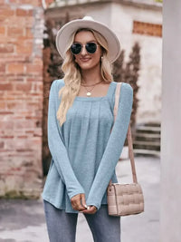 Square Neck Long Sleeve T-Shirt - Update AvenueT-ShirtsTrendsi100100618971690100100618971690682642e0 - 6dd6 - 468b - 8041 - a77509868e51 - Max - OriginLight Blue