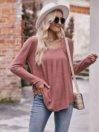 Square Neck Long Sleeve T-Shirt - Update AvenueT-ShirtsTrendsi100100618972161100100618972161b0a30ead - 2faf - 483f - 94c8 - 3062684dd08e - Max - OriginDusty Pink