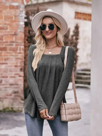 Square Neck Long Sleeve T-Shirt - Update AvenueT-ShirtsTrendsi1001006189726951001006189726958ef4d901 - 67ef - 4f38 - 9fb1 - 80d8684da3c7 - Max - OriginDark Gray