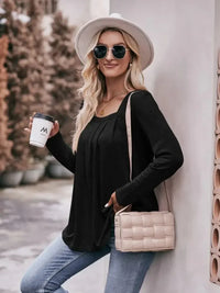 Square Neck Long Sleeve T-Shirt - Update AvenueT-ShirtsTrendsi100100618973610100100618973610b0fbbc3b - 953a - 48ed - 84a9 - 38d842603221 - Max - OriginBlack