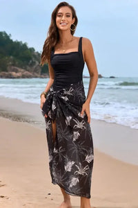 Square Neck Printed One - Piece Swimwear and Cover Up Swim Set - Update AvenueTrendsi10010030855510010010030855510079ce05ea - 200f - 48cd - b3b6 - d851ca8465cb - MaxBlack