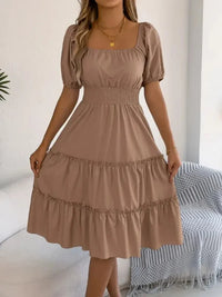 Square Neck Short Puff Sleeve Dress - Update AvenueEffortless Elegance: DressesTrendsi10010026175142510010026175142599b6deb4 - f6a7 - 4b2f - 8c6e - 5058e9e5a91b - Max - OriginCamel