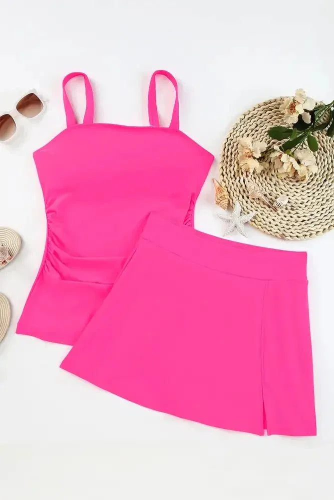 Square Neck Top and Skirt Swim Set - Update AvenueTrendsi10010051070143310010051070143392206d03 - 4bdc - 46c3 - b892 - 4f4685fcec69 - MaxHot Pink