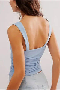 Square Neck Wide Strap Cami - Update AvenueFestival VibesTrendsi1001004943197521001004943197526e3d67c2 - e82f - 4890 - b7bf - b4eec592a72e - MaxLight Blue