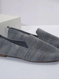 Square Toe Flat Slip - Ons - Update AvenueTrendsi100600478081690100600478081690Square Toe Flat Slip - OnsGray
