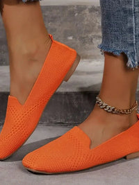 Square Toe Flat Slip - Ons - Update AvenueTrendsi100600478083781100600478083781Square Toe Flat Slip - OnsOrange