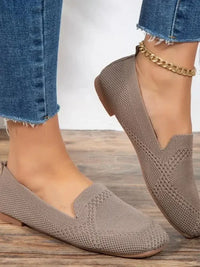 Square Toe Flat Slip - Ons - Update AvenueTrendsi100600478084675100600478084675Square Toe Flat Slip - OnsKhaki
