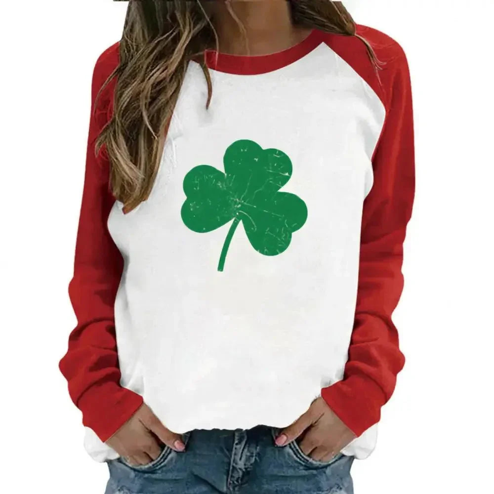 St. Patrick's Day long - sleeved clover raglan women's clothing European size Irish green foreign trade jacket spot wholesale - Update AvenueUpdate Avenues216754817347001St. Patrick's Day long - sleeved clover raglan women's clothing European size Irish green foreign trade jacket spot wholesale - Update AvenuesM