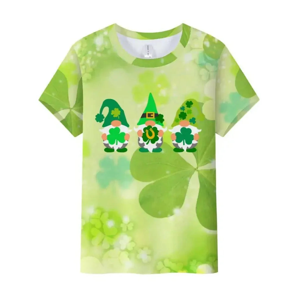St. Patrick's Day T-shirt plus size women's clothing independent station Amazon women's clothing full - body printed European and American printing short - sleeved TOP - Update AvenueUpdate Avenues211828169512001St. Patrick's Day T-shirt plus size women's clothing independent station Amazon women's clothing full - body printed European and American printing short - sleeved TOP - Update AvenuesM