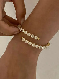 Stainless Steel Inlaid Zircon Bracelet - Update AvenueBraceletsTrendsi100500344341666100500344341666Stainless Steel Inlaid Zircon BraceletGold