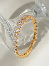 Stainless Steel Inlaid Zircon Bracelet - Update AvenueBraceletsTrendsi100500344341666100500344341666Stainless Steel Inlaid Zircon BraceletGold