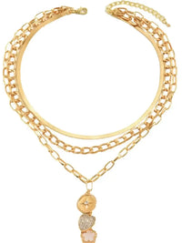 Stainless Steel Layered Necklace