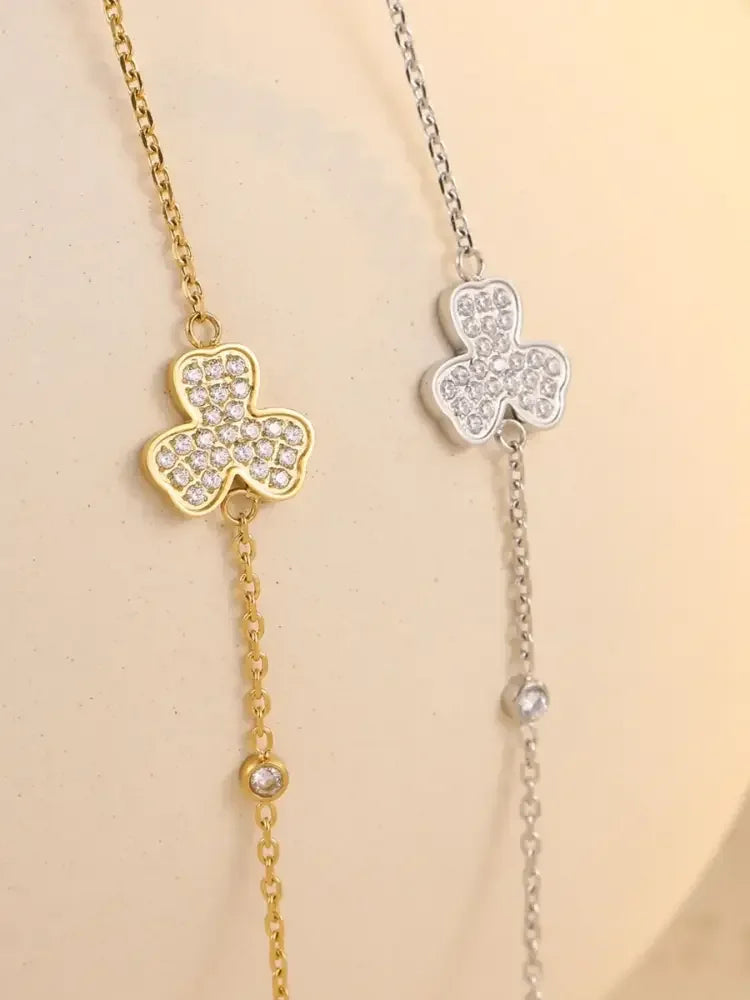 Stainless Steel Zircon Bracelet
