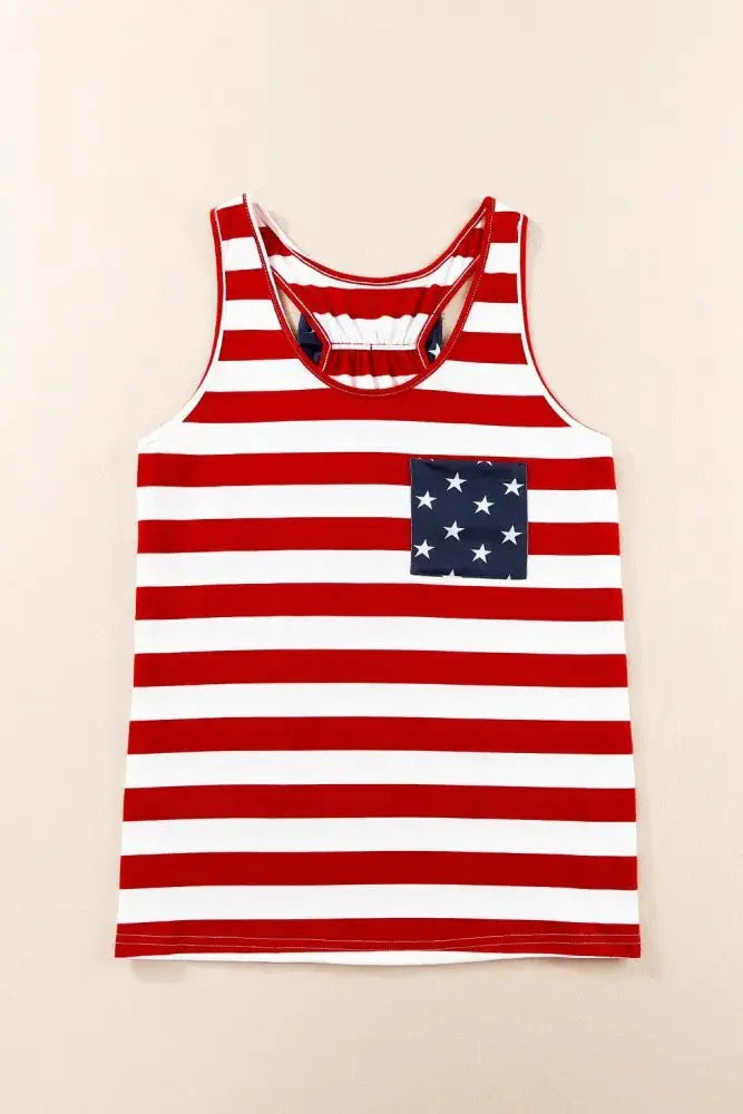 Star and Stripe Scoop Neck Tank - Update AvenueHonor the Stars and StripesTrendsi100101570674890100101570674890afbba0f352ad400eada06555661e3941 - MaxWhite
