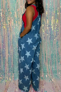 Star Print Buttoned Strap Wide Leg Denim Overalls - Update AvenueHonor the Stars and StripesTrendsi100100160547833100100160547833b1aafd68 - 8d17 - 4289 - 8f66 - b20f8590ac6e - MaxMedium